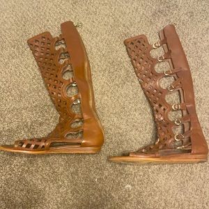 Brown gladiator Sandals